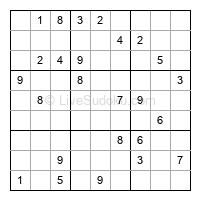 Play evil daily sudoku number 1643908